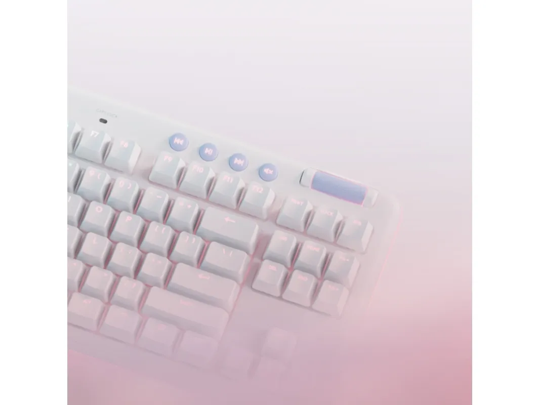 Logitech G713 - Tastatur - tenkeyless - bagbelyst - USB - layout: Nordisk - tastkontakt: Linear- hvid