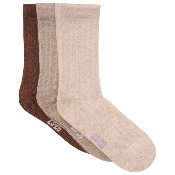 Minymo - Kid's Wool Socks Rib 3-Pack - Chaussettes multifonctions