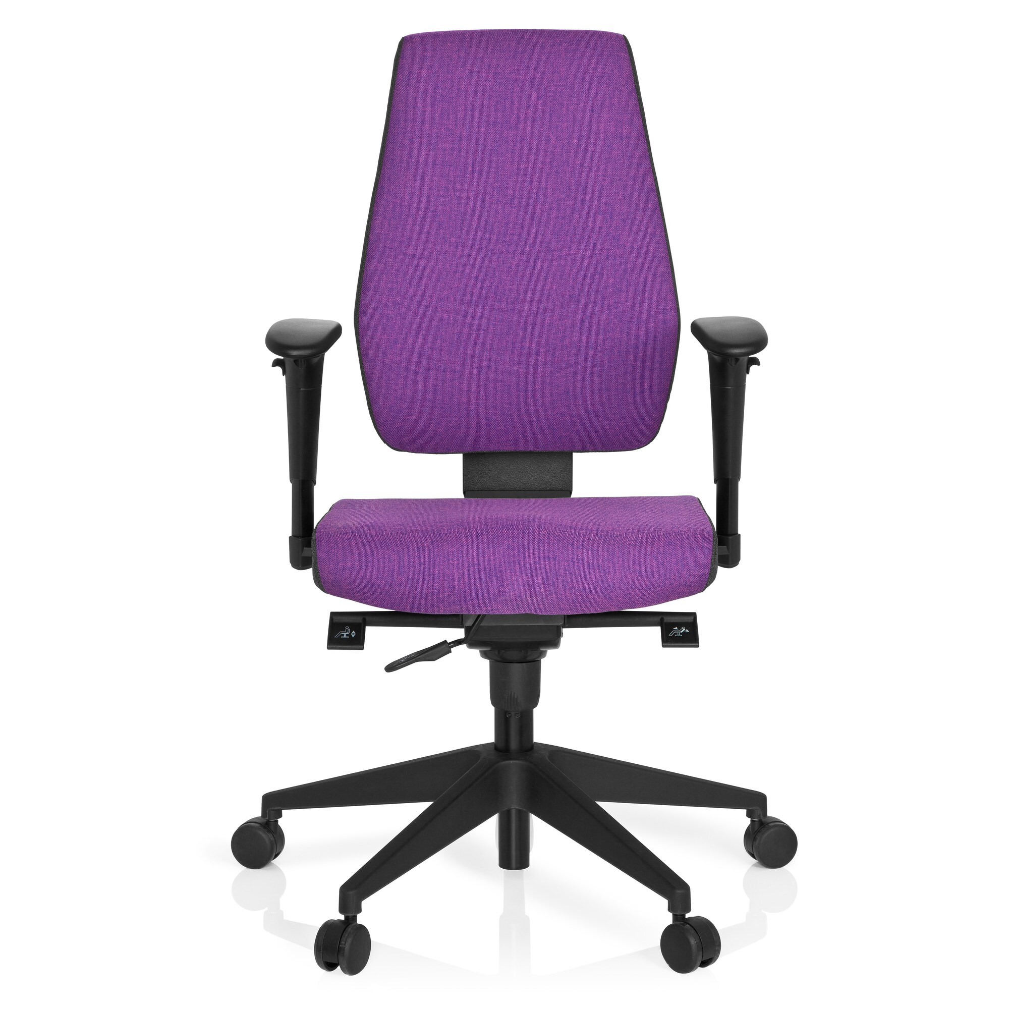 Profi Bürostuhl PRO-TEC 500 Stoff mit Armlehnen (höhenverstellbar) hjh OFFICE