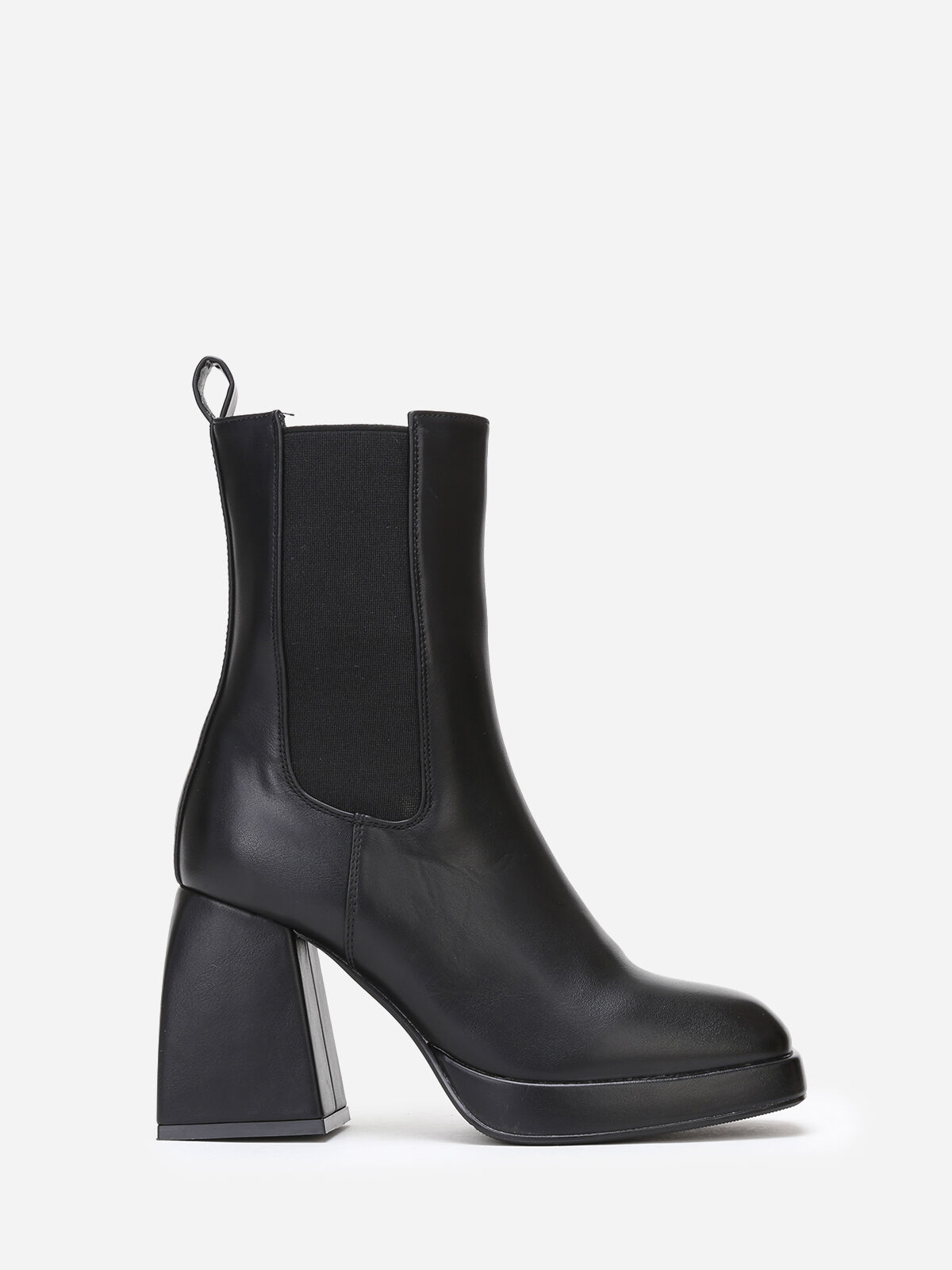 Bottines chelsea à plateforme- Noir