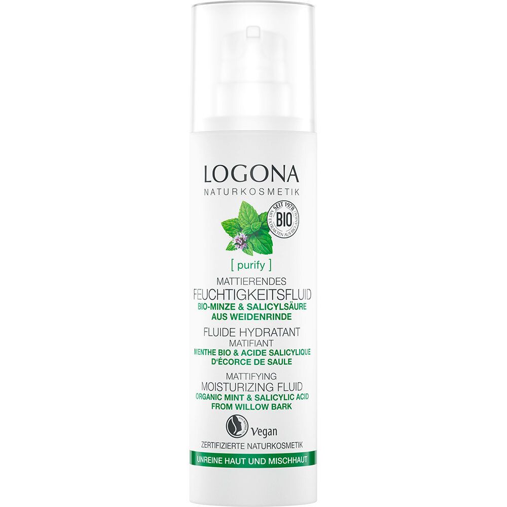 LOGONA Naturkosmetik Mattierendes Gesichtsfluid