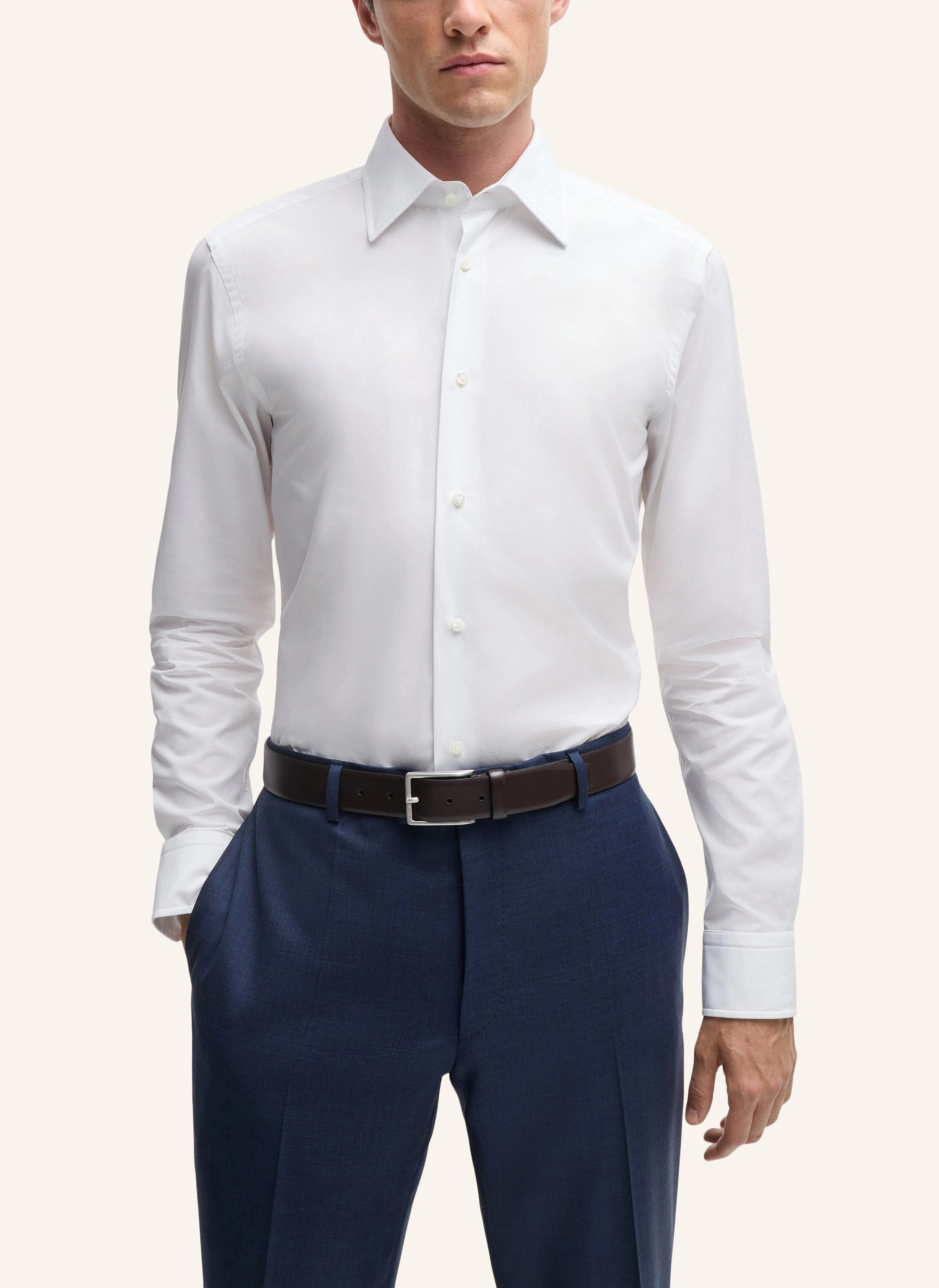 BOSS Business Hemd L-HAYS-KENT-C1-243 Slim Fit