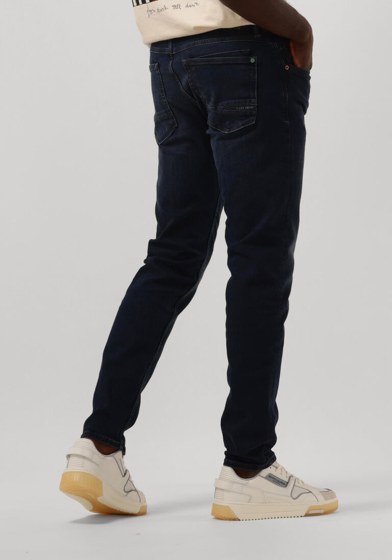 CAST IRON donkerblauwe cast iron straight leg jeans shiftback regular tapered