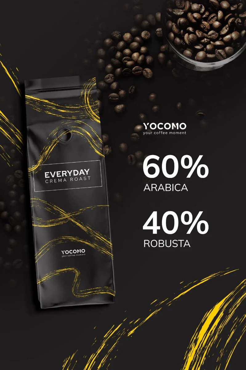 YOCOMO Everyday Crema Roast Vorteilspaket 3kg