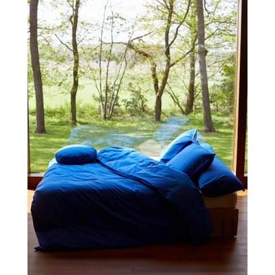 Kopfkissenbezug bedMATE, Blau, 50 × 160 cm