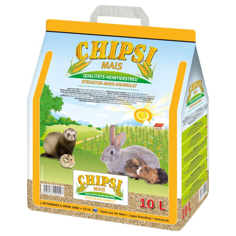 Litière de rafles de maïs Chipsi, rongeur & oiseau