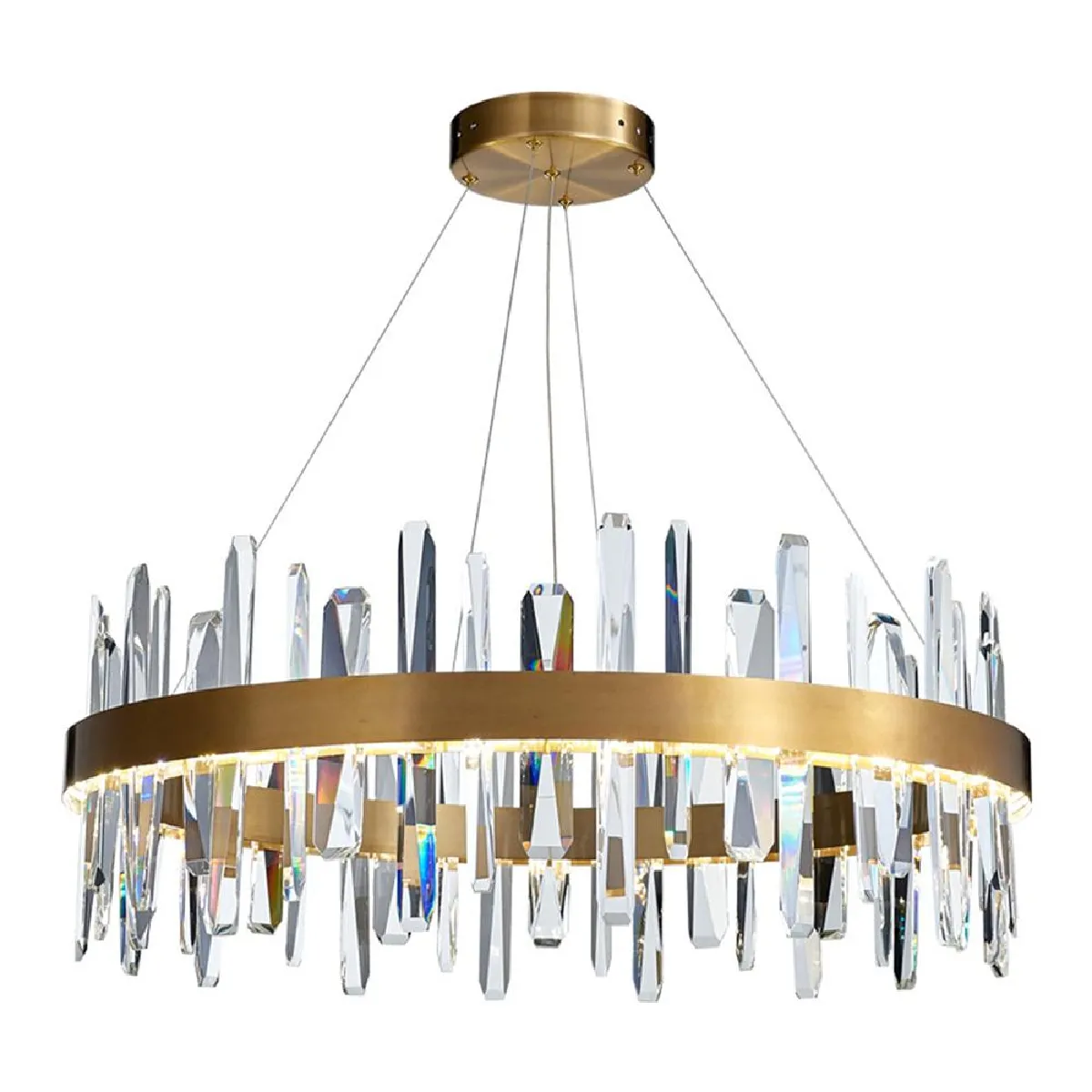 Universal Lustre Cristal Simple 30W - Rouge Net