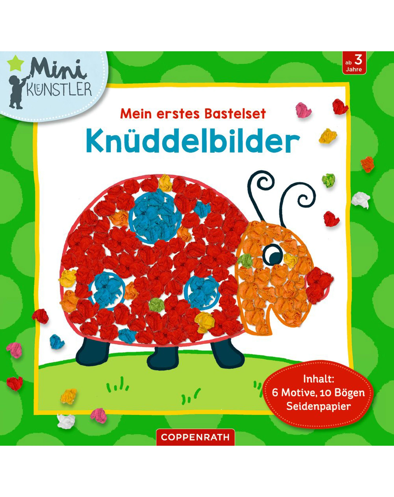 Bastelset Knüddelbilder MINI KÜNSTLER - KÄFER (23x23)