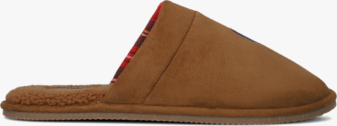 bruine polo ralph lauren pantoffels klarence