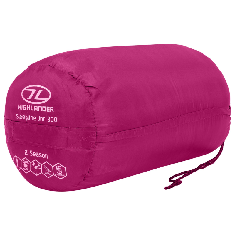 Highlander Sleepline 300 kinder mummyslaapzak - Pink