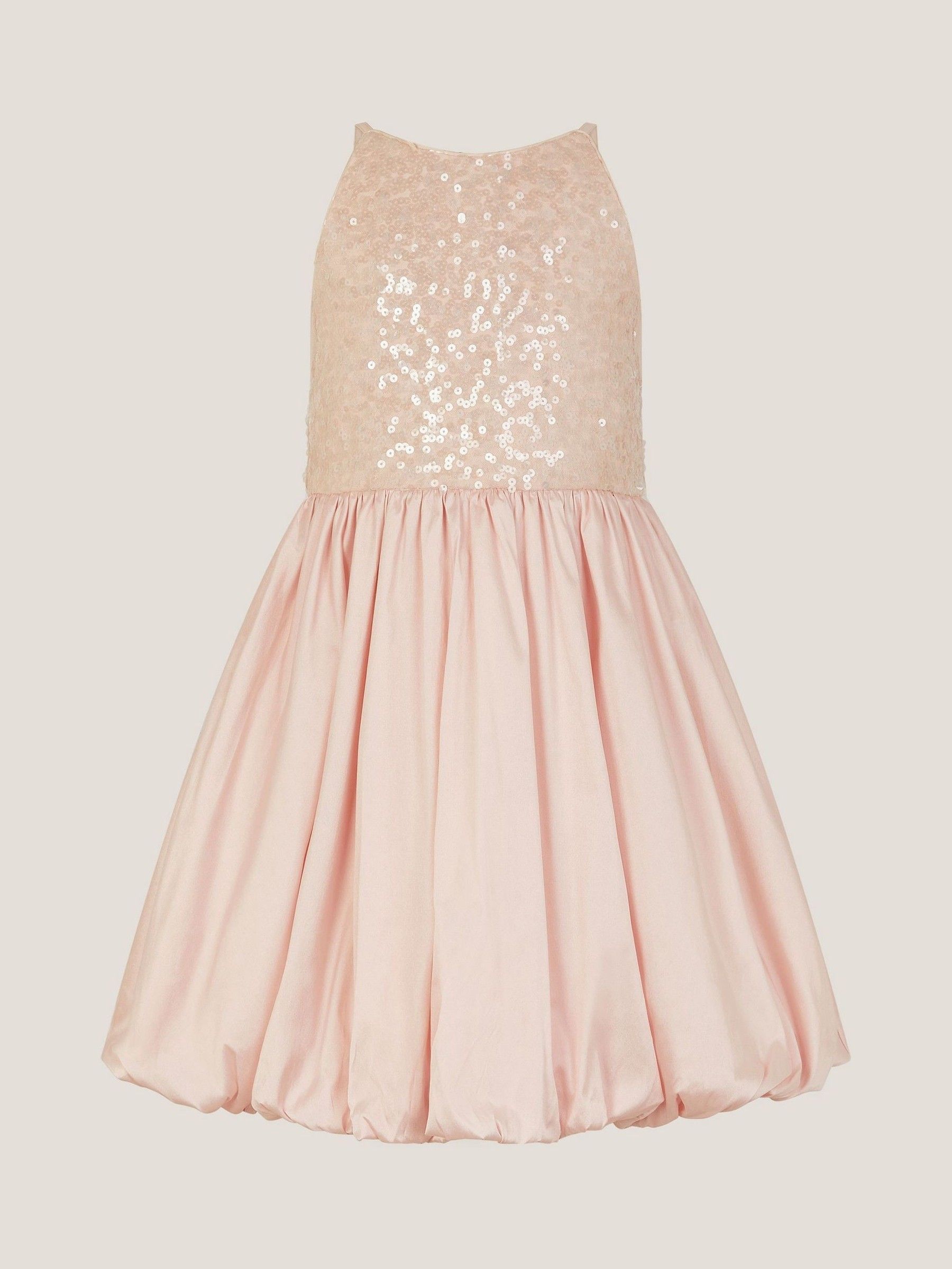 Monsoon Sequin Bubble Hem Party Dress