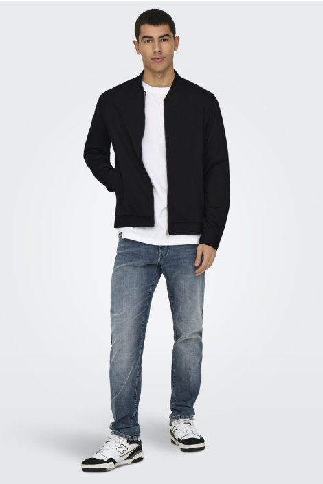Only & Sons zwarte heren jas