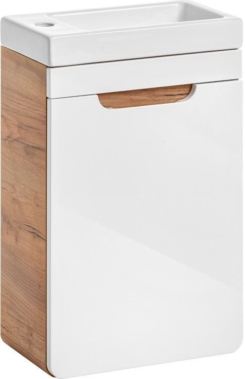 Comad - Aruba White 826 - Fonteinkast - Eiken/Wit - 40 cm