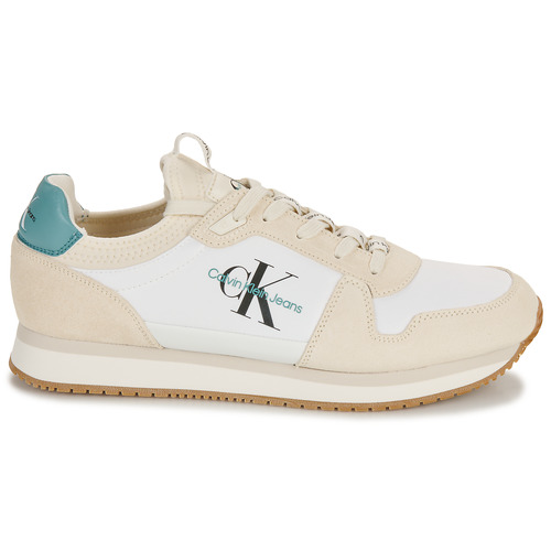 Calvin Klein Jeans - RUNNER SOCK LACEUP NY-LTH Crudo / Azul