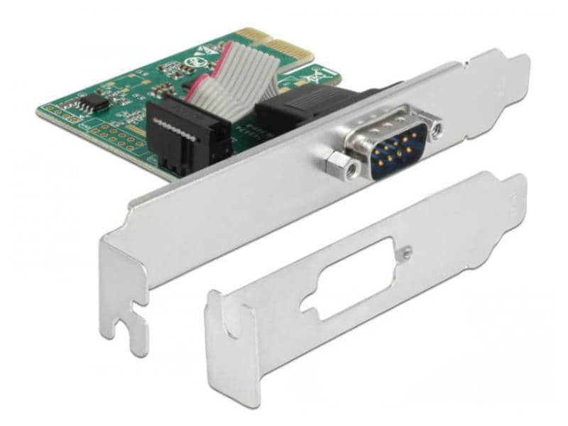 Delock PCI-Express-Karte 89948 1x Seriell / RS232 ASIX Chip PCIe-Schnittstellenkarte mit einem seriellen RS-232-Anschluss