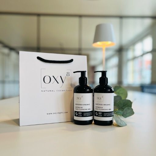 oxy8 Naturkosmetik INTENSIVE FACE CLEANSING GEL - Reinigungsgel - Sparset 2er Packung