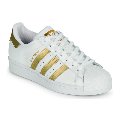 adidas Originals - SUPERSTAR W - Blanc / Doré