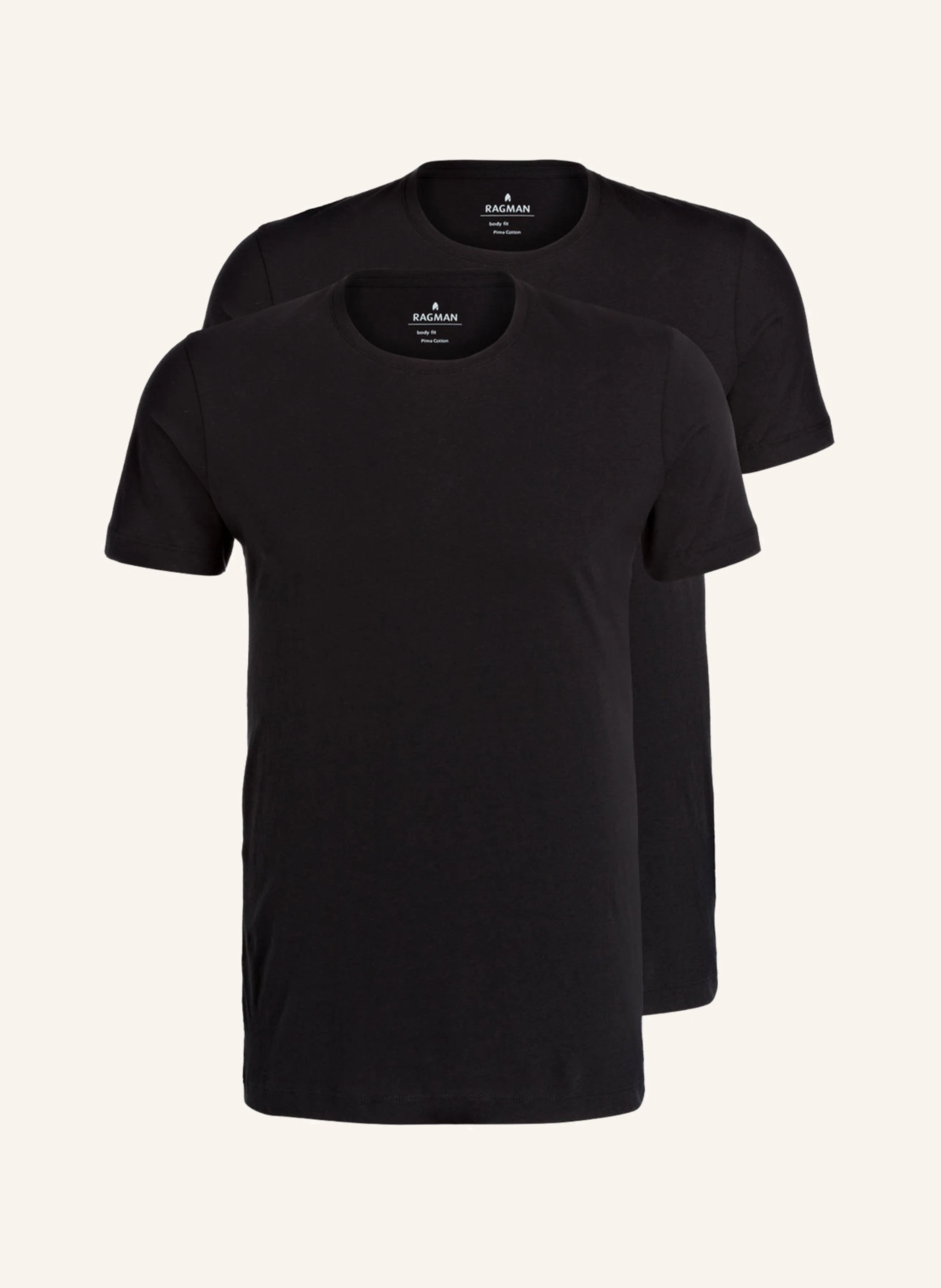 RAGMAN 2er-Pack T-Shirts