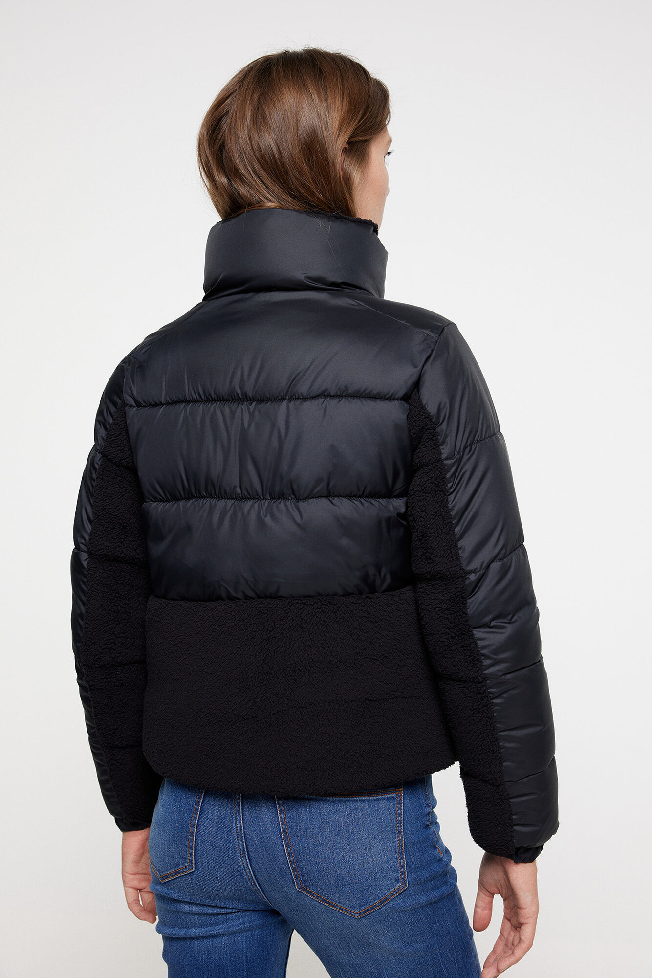 Jaqueta acolchoada híbrida feminina Columbia™ Leadbette Point™ em fleece sherpa
