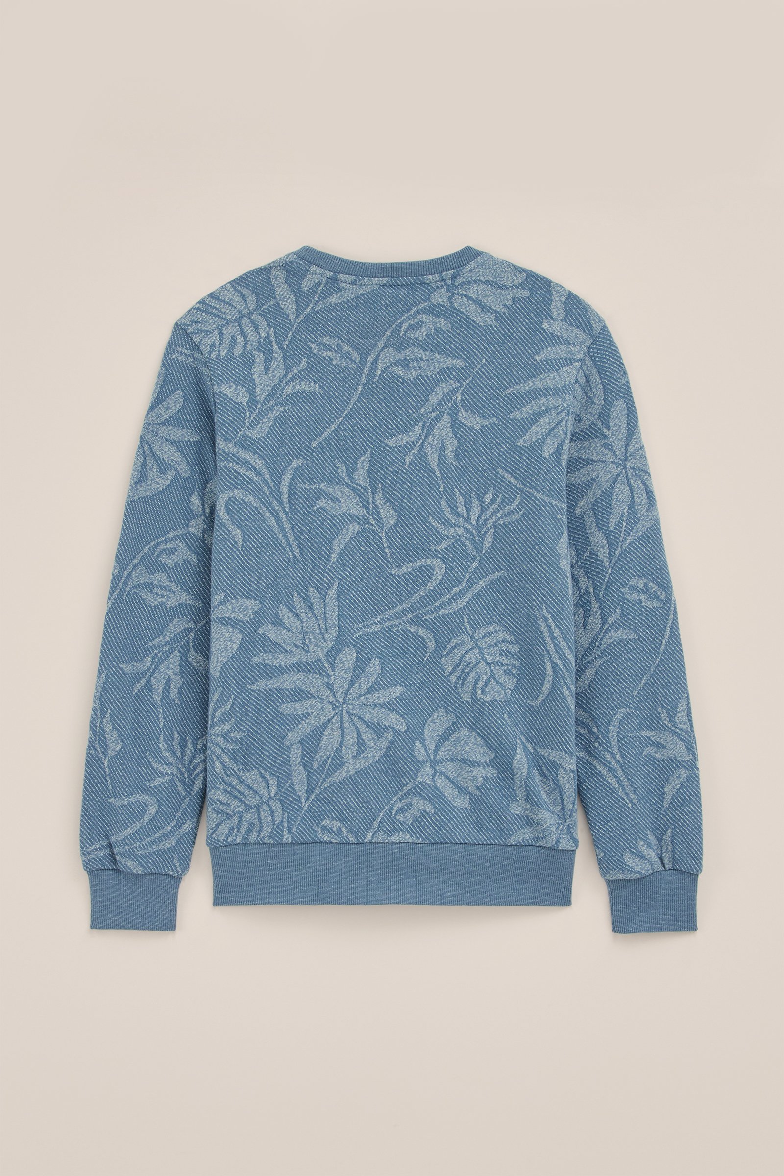 Jongens sweater met jacquard-dessin Blue Ridge Lichtblauw