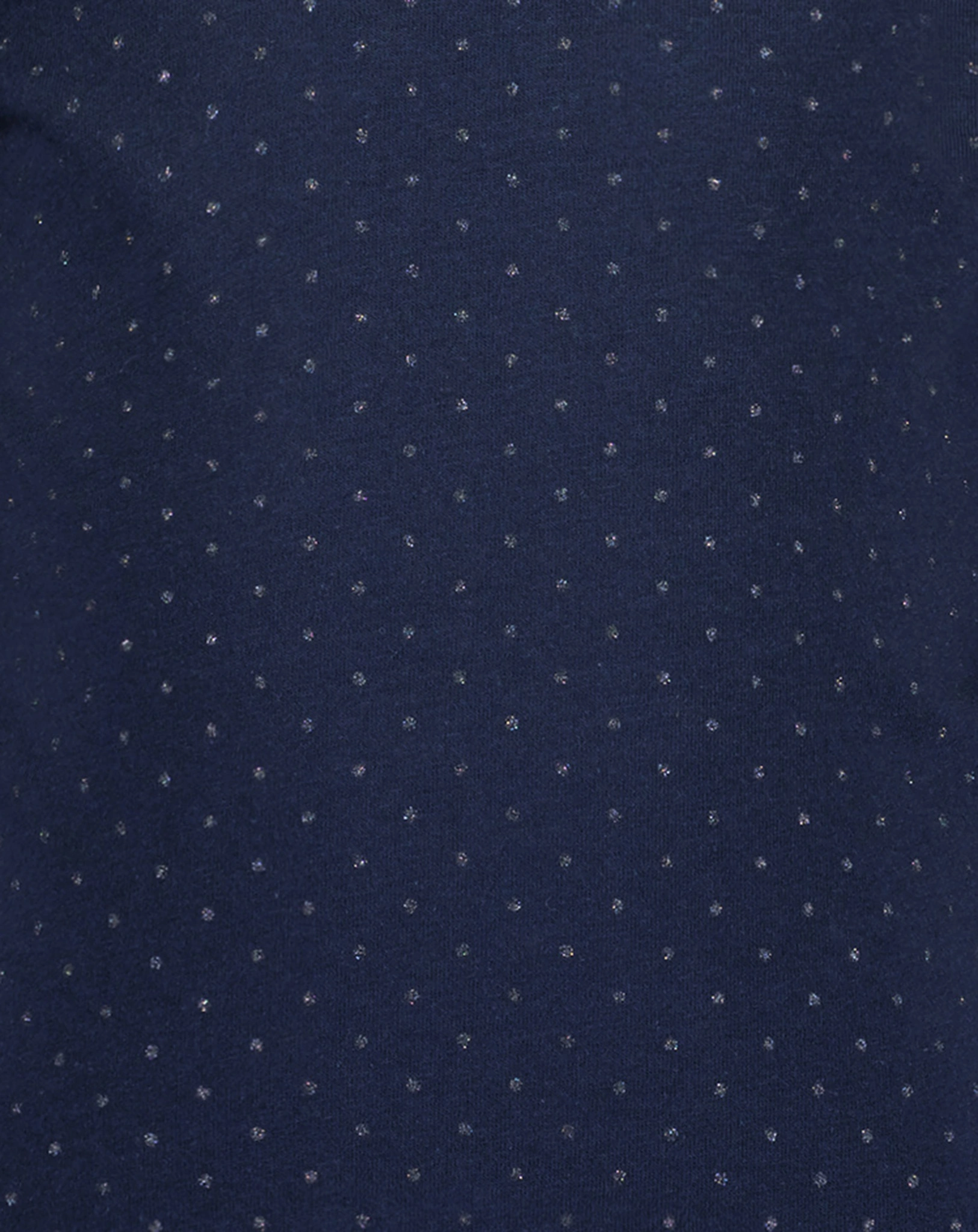 Langarmshirt SPARKLE gepunktet in nachtblau