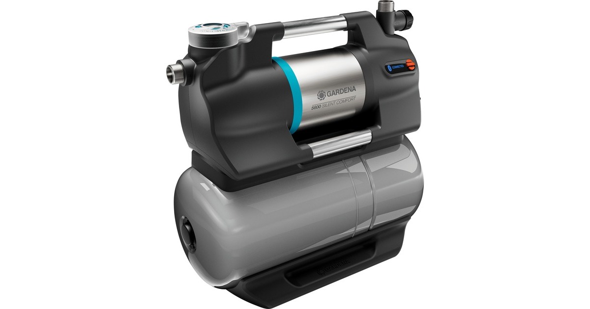 GARDENAHydrofoorpomp 5600 SilentComfort  (Grijs/roestvrij staal, Bluetooth)