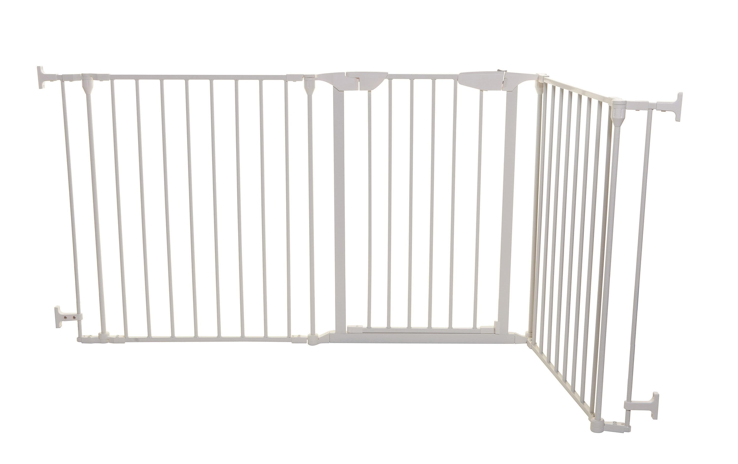 Absperrgitter Newport Weiss 85.5 cm - 200 cm<br>Barriere/Schutzgitter zum Anschrauben