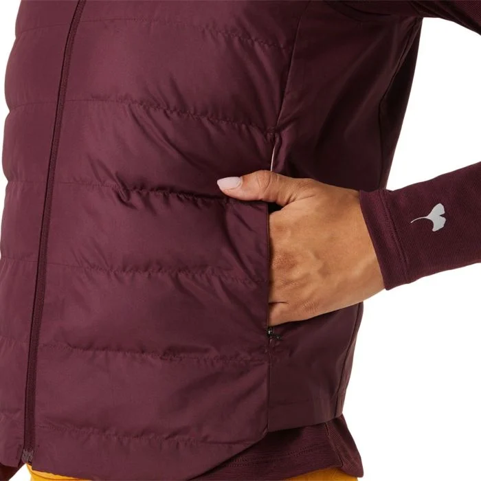 Asics Dame Veste Runkoyo Padded Vest Lilla