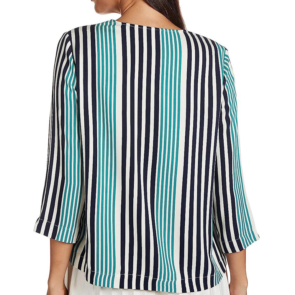 Vero Moda Blouse Écru à Rayures Femme Vero Moda Niva