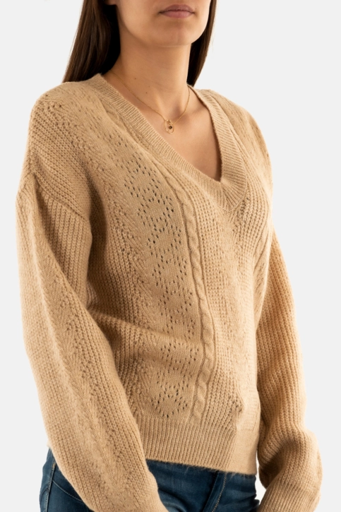 Pull hiver lola espeleta pu602w24 417 tapioca