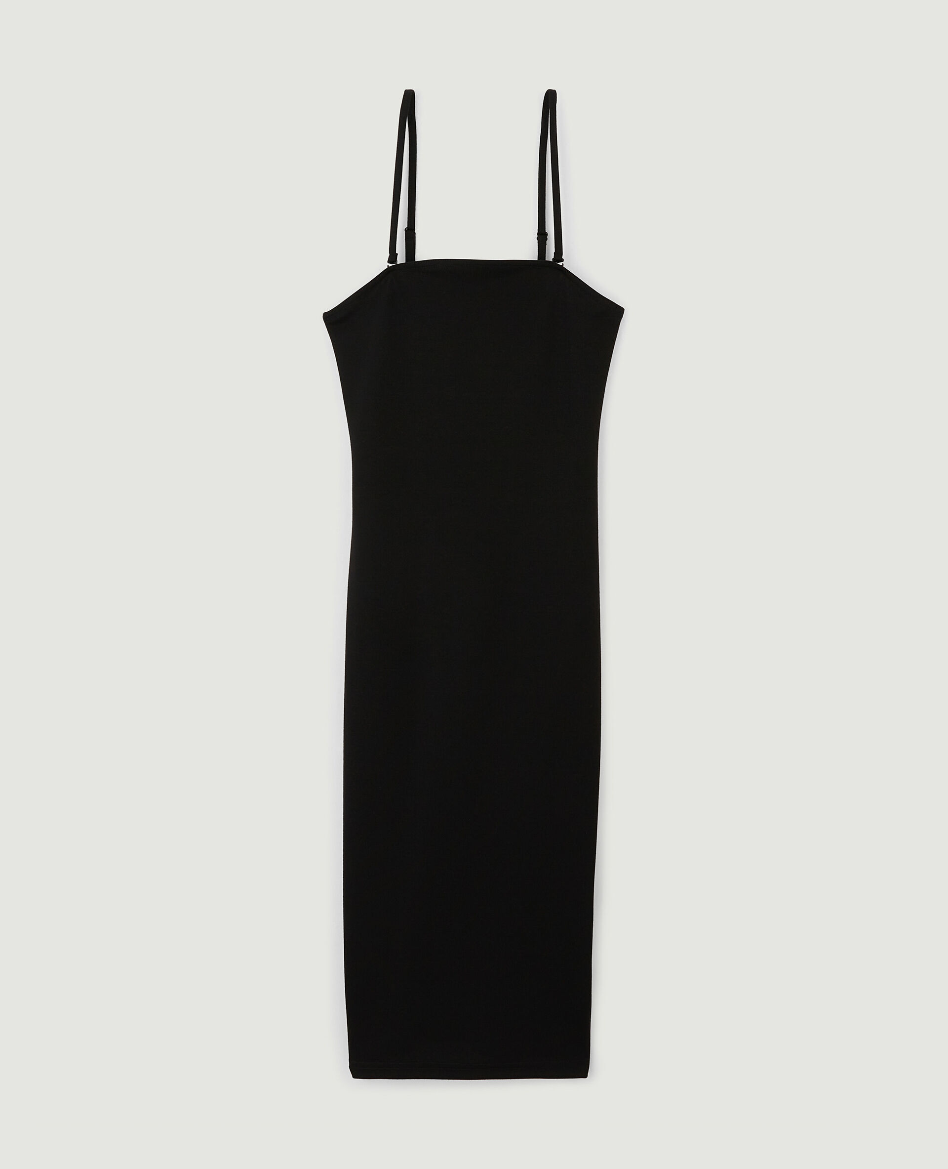 Robe moulante midi - Noir