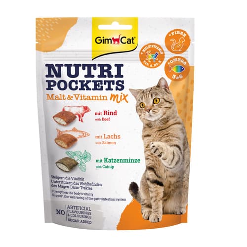 GimCat Nutri Pockets Malt-Vitamin Mix
