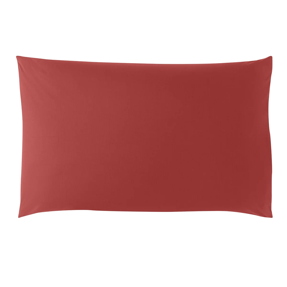 Taie d'oreiller Studio Coton Rouge
