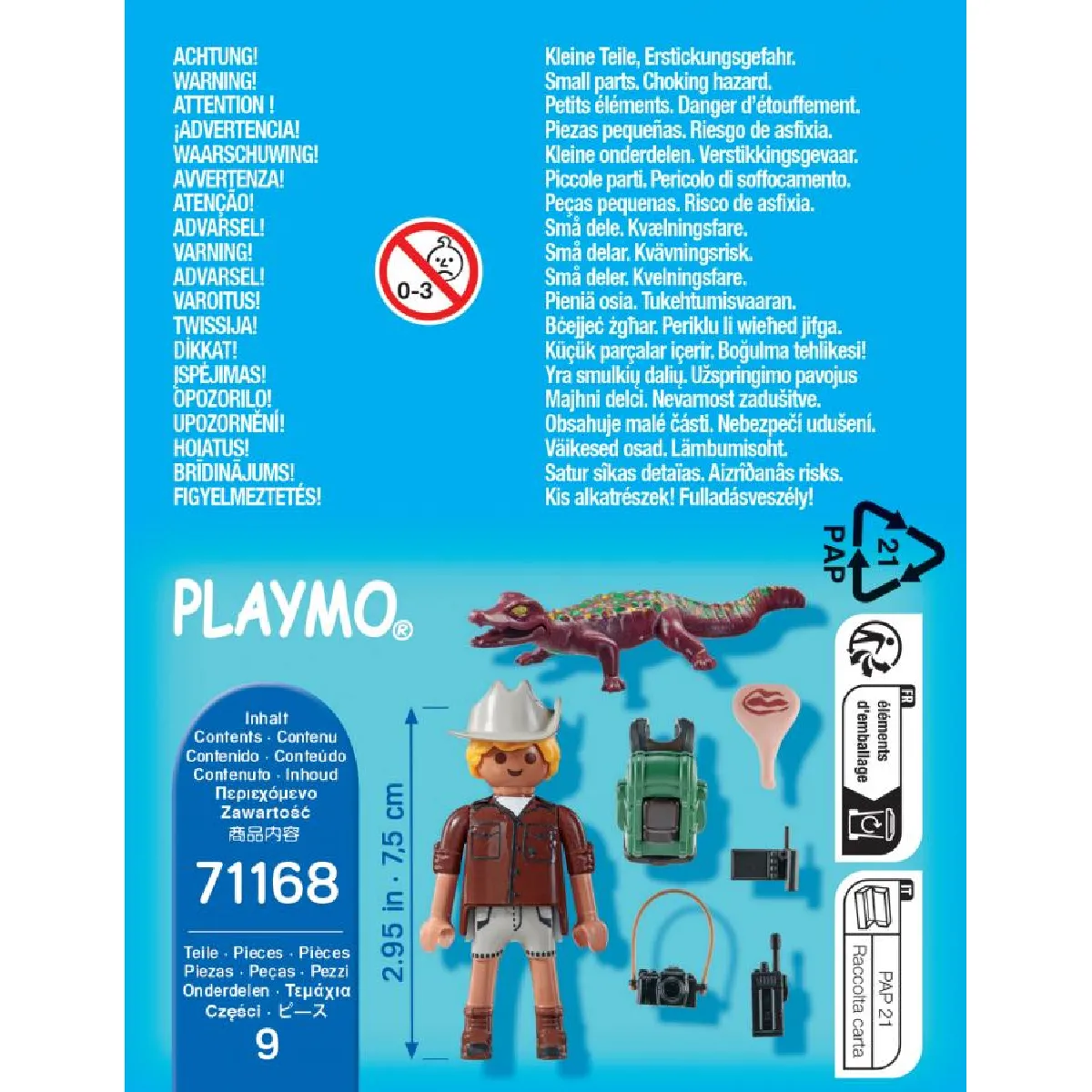 Playmobil® Playmobil 71168 Explorateur et Alligator