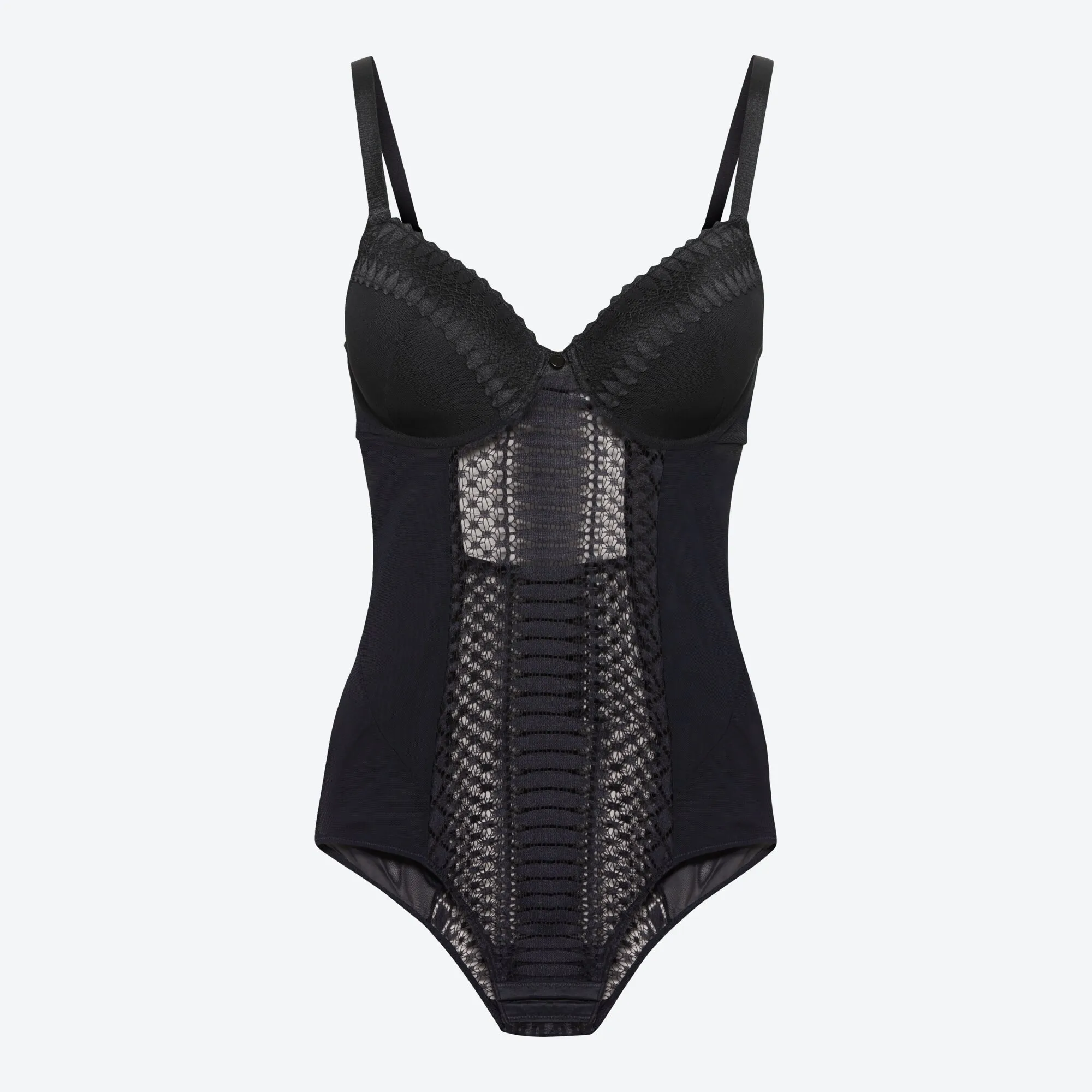 Damen-Body mit Spitzendetails