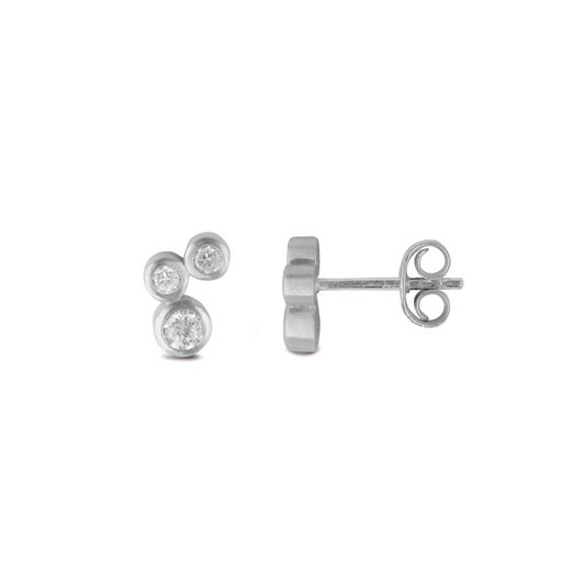 byBiehl Stardust Øreringe, Rhodinated Silver