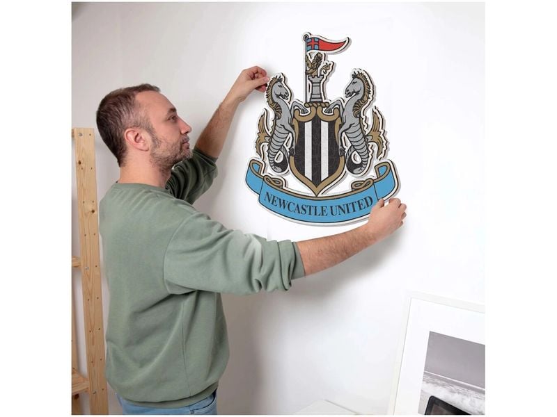 Iconic Puzzle Newcastle United FC – Logo Offiziell lizenziertes Holzpuzzle, Grösse M