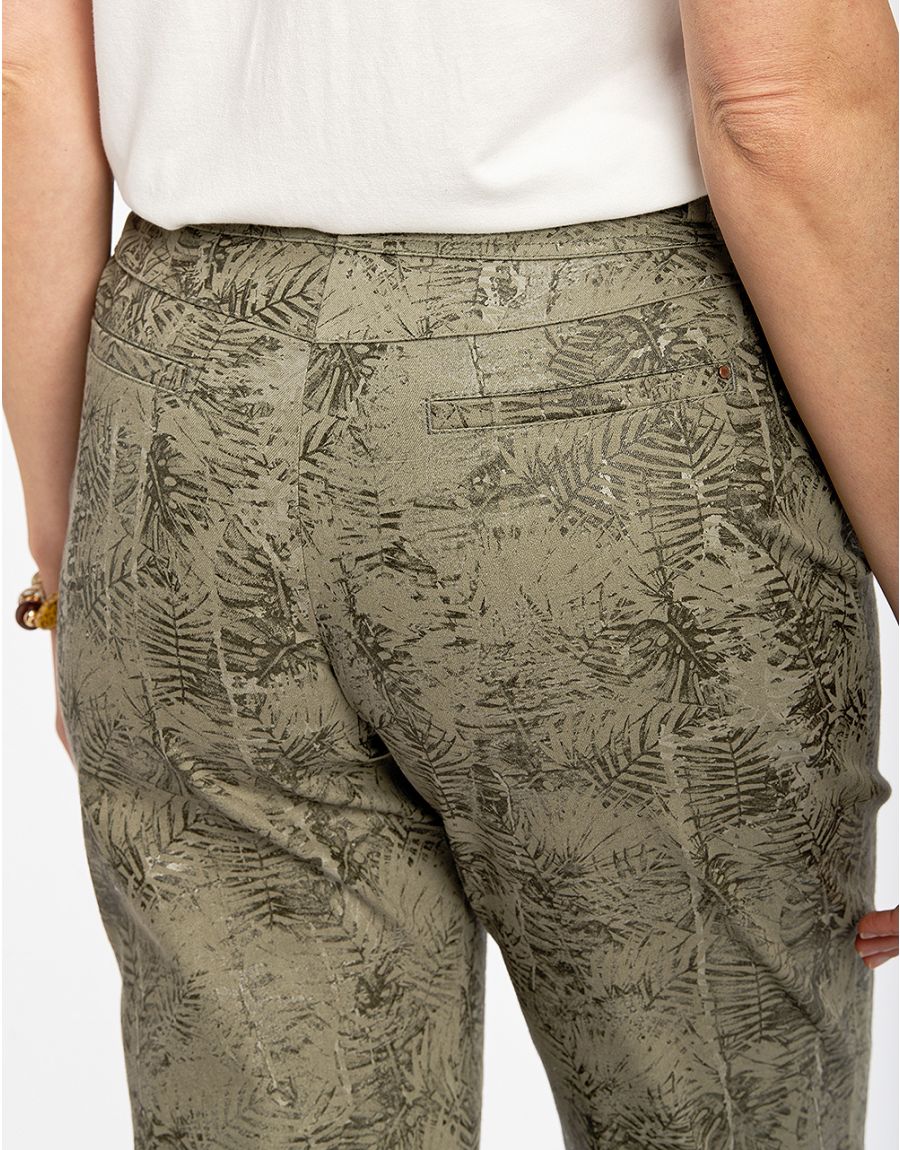 Pantalon kaki imprimé