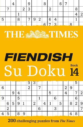 The Times Fiendish Su Doku Book 14: 200 Challenging Su Doku Puzzles - The Times Su Doku (Paperback)
