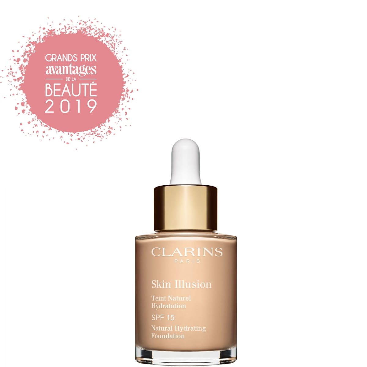 CLARINS Skin Illusion SPF15 Fond de Teint Naturel Hydratation