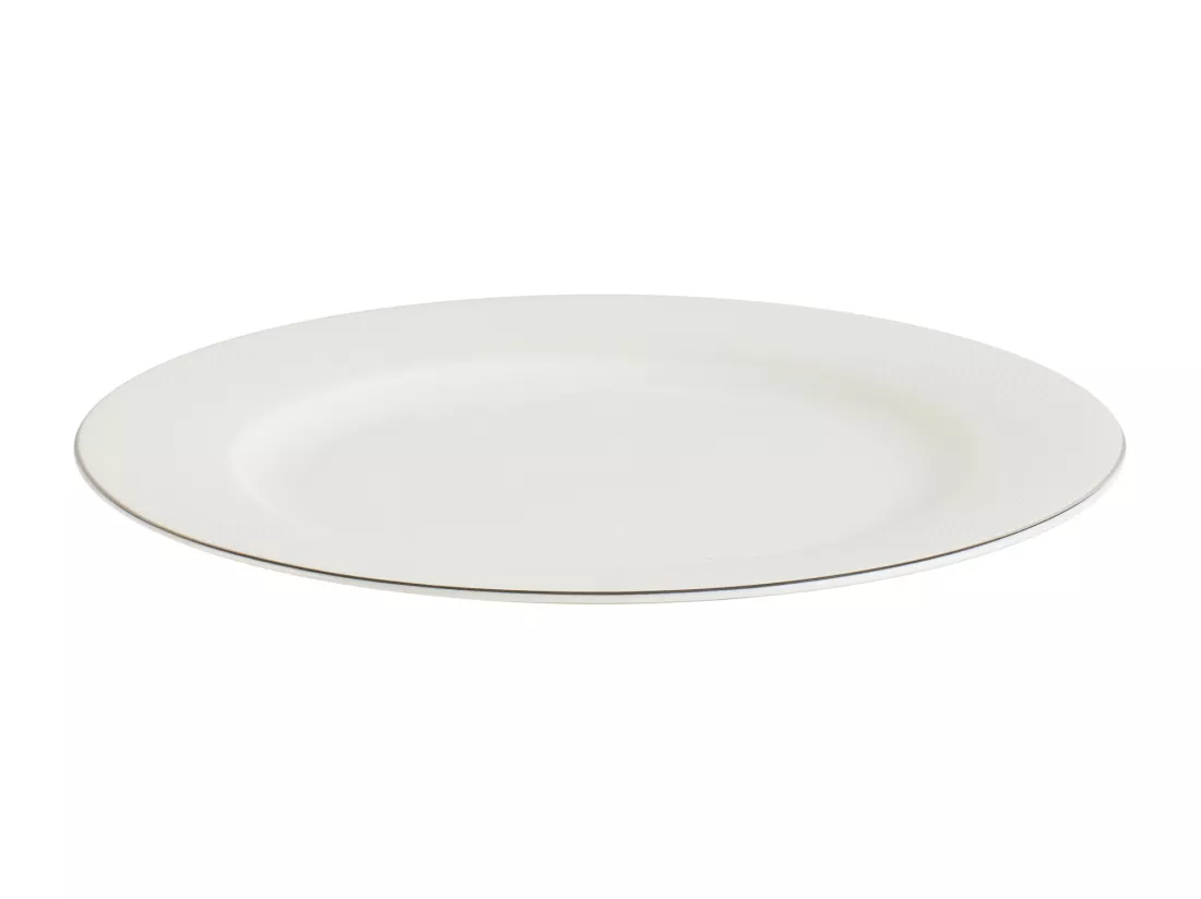 Assiette Plate Bast Blanc Moyen 27 cm