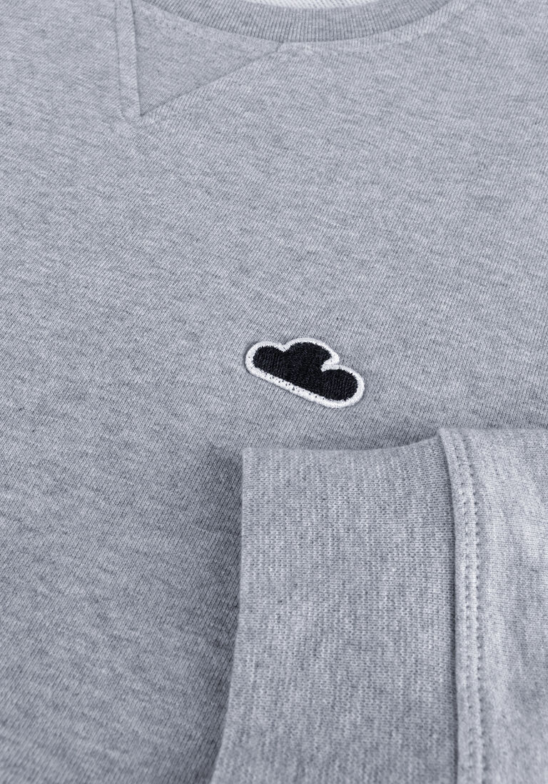 THE GOODPEOPLE lichtgrijze the goodpeople sweater liam