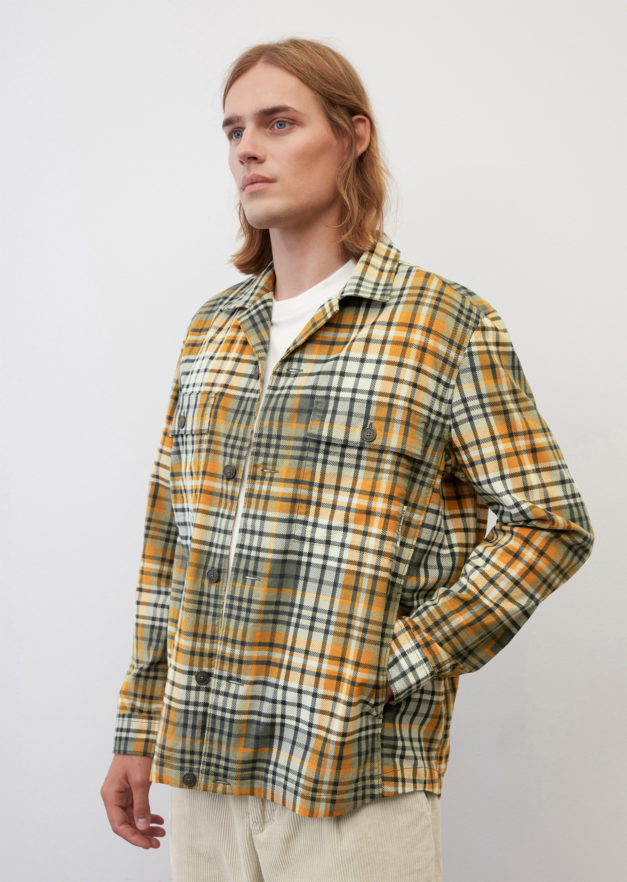 Overshirt mit Bowling-Kragen