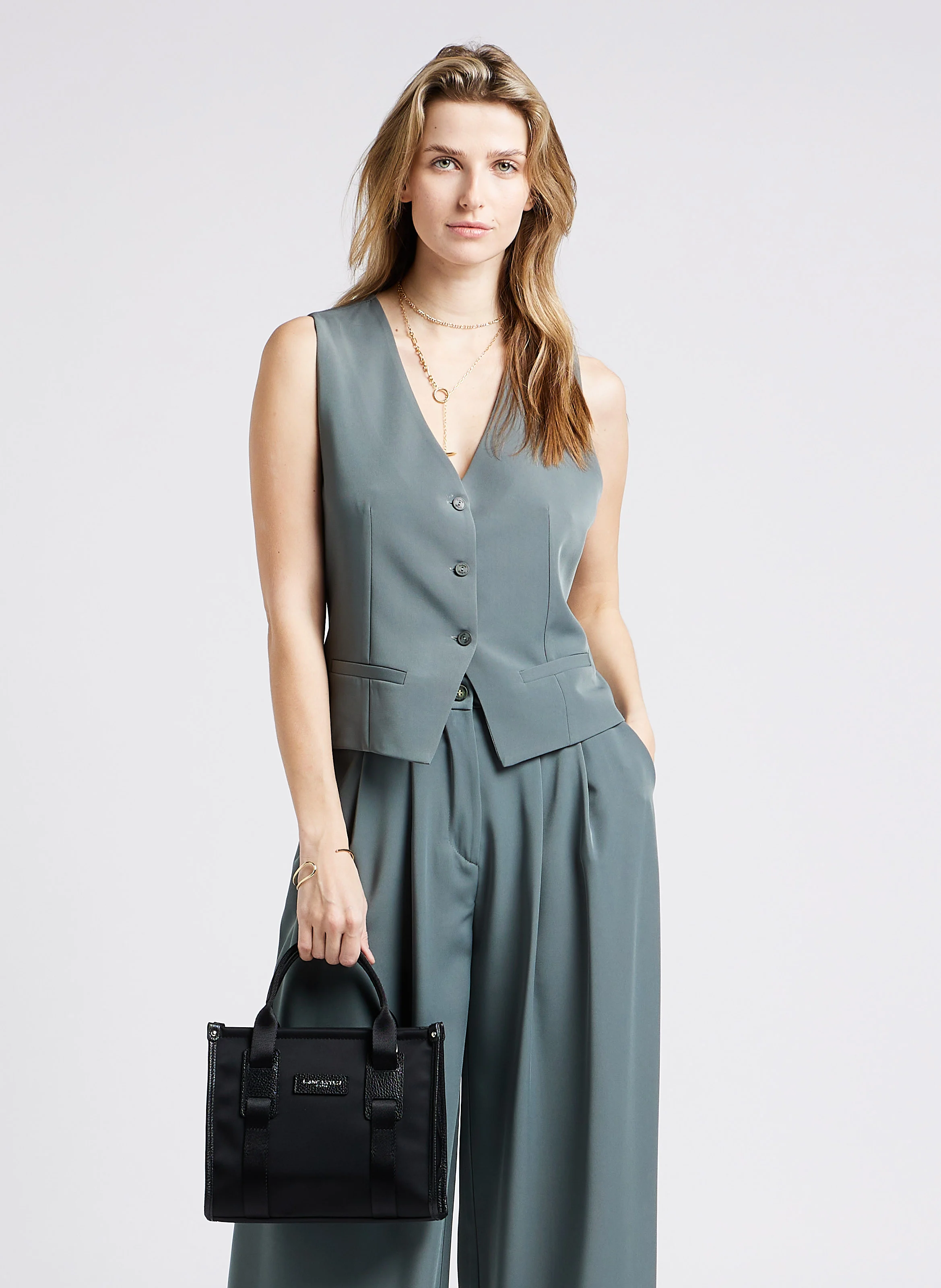 BASIC FACULTY - Sac à main en nylon | Noir