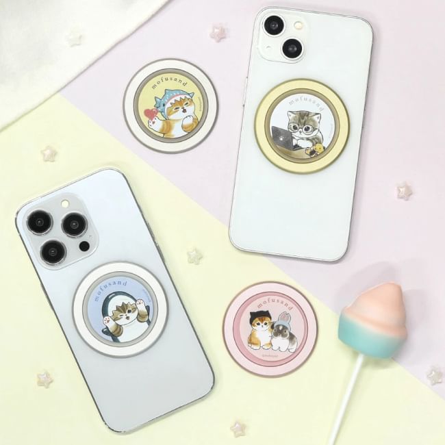 Gourmandise - mofusand CHIP-POP Telefoonstandaard