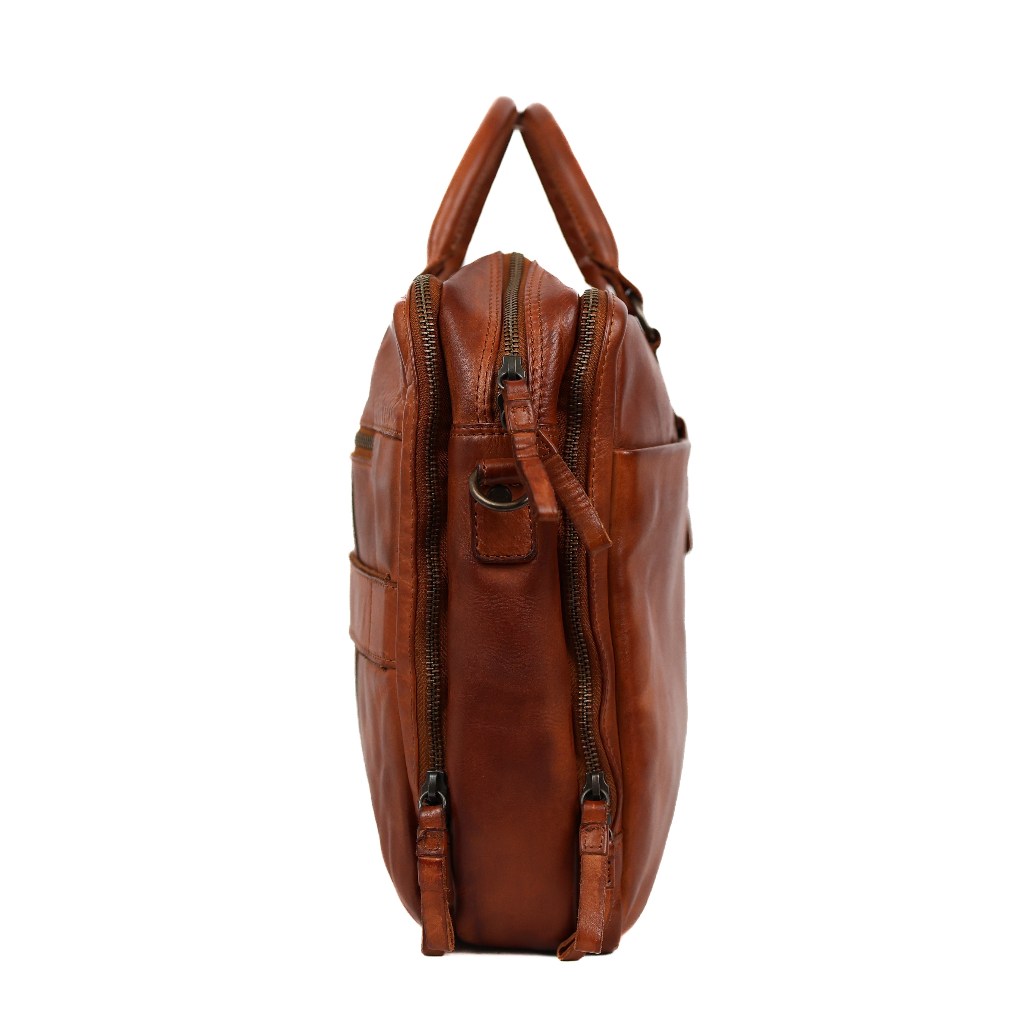 Laptoptas 'Silke' cognac Cognac