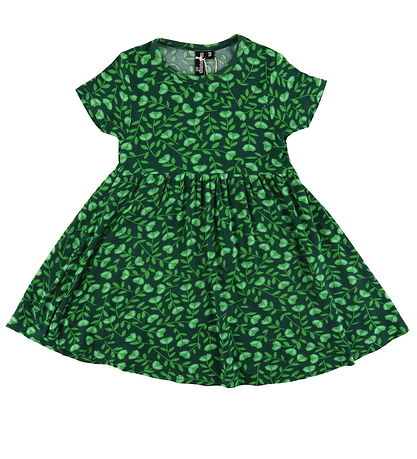 Danef? Kjole - Danelollipop - Green Fleurie