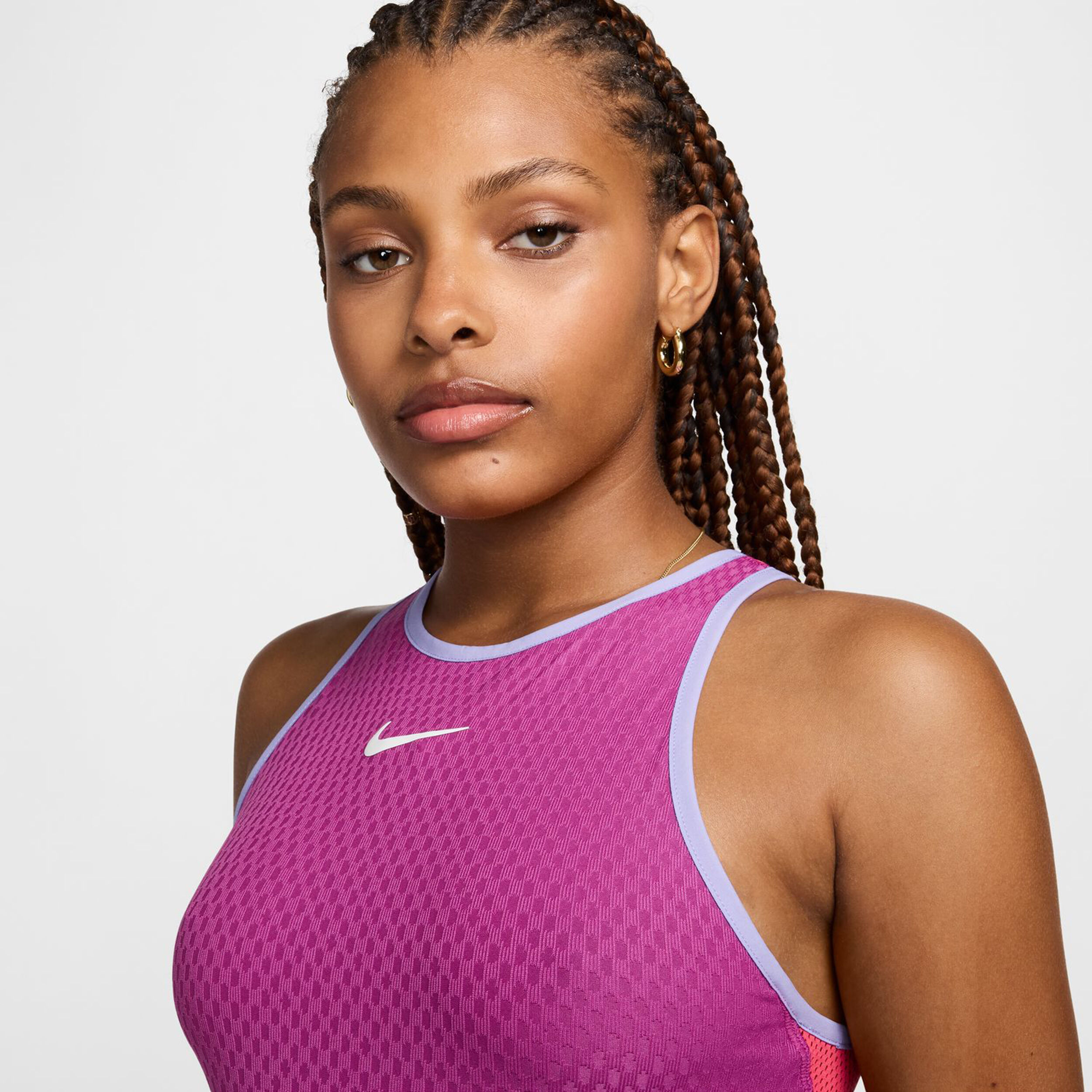 Nike Dri-Fit Court Slam Robe Femmes - Violet
