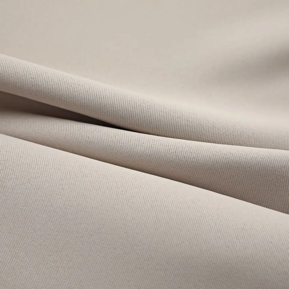 vidaXL - Gordijn - Beige - Stof