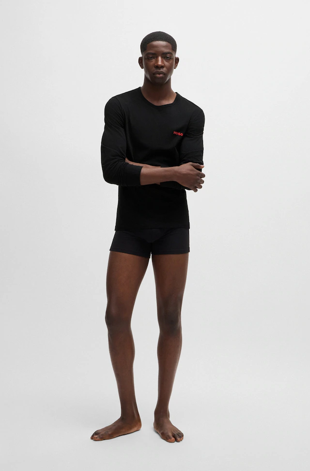 HUGO Underwear Langarmshirt »LS-SHIRT RN TRIPLET«, 3er Packer Set